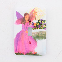 New Leviton 1-Gang Fairy Godmother Wall Plate Switch Cover Switchplate 89001-FGM
