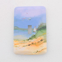 New Leviton Seashore 1-Gang Toggle Switch Cover Switchplate Wallplate 89001-SEA