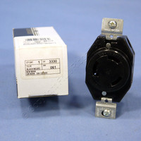 Leviton Non-NEMA Locking Receptacle Turn Lock Outlet 30A 125/250V 3330-061 Boxed