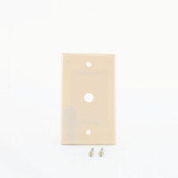 New Leviton Ivory Phone Cable Wallplate Telephone Plastic Cover .406" Hole 86013