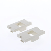 2 New Leviton Lt Almond MOS Quickport Adapter Wallplate Insert Modules 41291-1MT