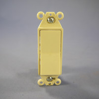 Eagle Ivory RESIDENTIAL Single Pole Decorator Rocker Wall Light Switch 15A 6301V