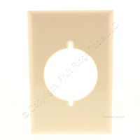 Pass & Seymour Ivory 1-Gang No-Line Smooth Standard Plastic Wallplate Opening 2.16" Diameter 384-I