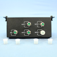Cooper 4-Way F-Type Passive Video 4x6 Telephone Distribution Cable Splitter Module CSHC46