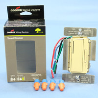 New Cooper Ivory Smart Master Dimmer Preset Light Switch Control Multi-Way 1000W AIM10-V