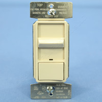 Cooper SKYE Light Almond Incandescent Halogen Magnetic Low-Voltage Light Slide Dimmer Switch Preset 600W SI06P-LA-K