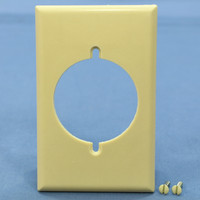 Cooper Ivory Range Welder Standard Cover Dryer 2.156" Receptacle Wallplate 2068V