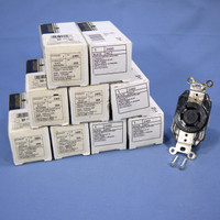 10 Leviton L20-20 Turn Locking Receptacles Turn Twist Lock Outlets NEMA L20-20R 20A 347/600V 3�Y 2460