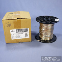 Leviton High Quality 18/2 AWG Gauge Copper Stranded Flexible Clear PVC Jacket Zip Speaker Wire Spool 250 Ft W5212-250