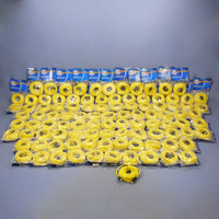 100 Leviton Yellow 15 Ft Ethernet LAN Patch Cords Network Cables Booted Cat5e 5G455-15Y