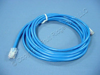 Leviton Blue Cat 5 10 Ft Ethernet LAN Patch Cord Network Cable Cat5 52455-10L