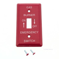 Amerelle Gas Burner Emergency Switch Wallplate Handy/Gem Box Cover ONLY 1-Toggle