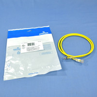 Leviton Yellow Cat 5e 3Ft Ethernet LAN Patch Cord Network Cable Booted Cat5e 5D460-3Y