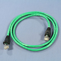 Leviton Green Cat 5e 3 Ft Ethernet LAN Patch Cord Network Cable Booted Cat5e 5G455-3G