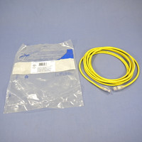 Leviton Yellow Gigamax Slimline Cat 5e 15Ft Ethernet LAN Patch Cord Network Cable Booted Cat5e 5D460-15Y