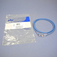 Leviton Blue Gigamax Slimline Cat 5e 3Ft Ethernet LAN Patch Cord Network Cable Booted Cat5e 5D460-3L