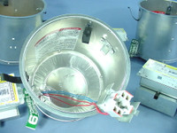 4 Lithonia Lighting IC or Non-IC 6" Recessed Dimmable Fluorescent Remodel Aluminum Can Light Housing Fixtures L7XFDR