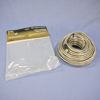 Leviton Gray Booted Cat 5e 100 Ft Ethernet LAN Patch Cord Network Cable Cat5e 5G455-100G