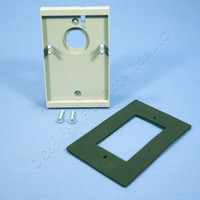 Gray Leviton Electrical Box Mounting Adapter & Gasket Lining 6781-GY