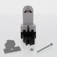 Leviton White Medium Base Bi-Pin Fluorescent Lampholder Starter Base 2-Screw Terminal 660W 600V 391-1W