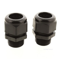 2 Crouse Hinds 1" Nylon Cord Grips .625-.750 Hub Non-Metallic Cable Gland NCG100100