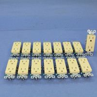 10 Pass and Seymour Ivory SCRATCHED Tamper Resistant Straight Blade Decorator Receptacle Outlets 5-15R 15A 125V 885TR-I