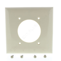 Pass and Seymour Ivory Standard Size 2.156" Single Receptacle Outlet Wallplate Dryer Range Welder SP703-I