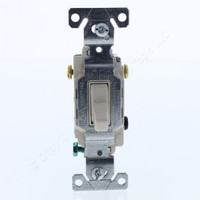 Cooper Light Almond COMMERCIAL Toggle Wall Light Switch 3-Way 15A Bulk CS315LA
