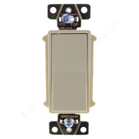 Pass & Seymour Trademaster Legrand Ivory Decorator 3-Way Rocker Wall Light Switch 15A 120/277VAC TM874-I
