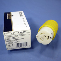 Leviton Marinco Corrosion Resistant California Locking Connector Plug NON-NEMA 50A 125V 6360-CR