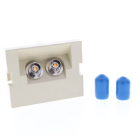 Leviton Ivory Duplex FC 45 Degree 1.5 Unit High Mos PB Sleeve