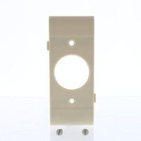 Pass and Seymour Ivory P-Line Smooth Plastic Sectional Center Single Receptacle Wallplate Outlet Cover PSC7-I