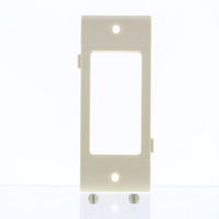 Pass and Seymour Ivory P-Line Smooth Plastic Sectional Center Decorator GFCI Wallplate Cover PSC26-I