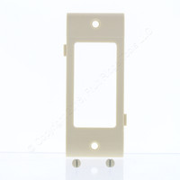 Pass and Seymour Ivory P-Line Smooth Plastic Sectional Center Decorator GFCI Wallplate Cover PSC26-I