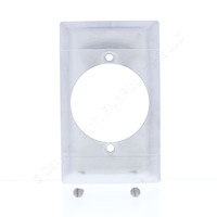 Pass and Seymour Type 430 Stainless Steel 2.16" Opening Outlet Lined Cover Dryer Range Magnetic Wallplate S724