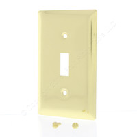 Pass & Seymour Polished Solid Brass Toggle Wallplate Switch Cover Plate SB1-PB
