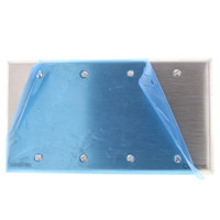 Cooper Antimicrobial Copper CuVerro Blank 4-Gang Cover Wallplate Standard Size 93154CU
