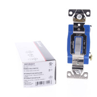 Cooper Gray Industrial Grade DOUBLE POLE Toggle Wall Light Switch Control 15A 120/277V AH1202GY