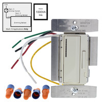 Cooper ACCELL Almond Smart Master Dimmer Preset Fluorescent Mark 10 Light Switch Multi-Way 1000VA 120VAC (For Mark 10, AmbiStar & Tu-Wire Ballasts Only) AF10-A