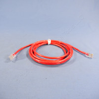 Leviton Red Cat 5 7 Ft Ethernet LAN Patch Cord Network Cable Cat5 52455-7R