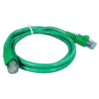 Leviton Green Cat 5e 3 Ft Ethernet LAN Patch Cord Network Cable Booted Cat5e 5G460-3G