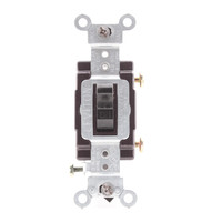 Leviton Black COMMERCIAL Grade Large Toggle Wall Light Switch 20A 120/277VAC CS120-2E