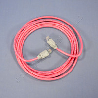 Leviton Red Cat 6 10 Ft Ethernet LAN Patch Cord Network Cable Booted Cat6 62455-10R