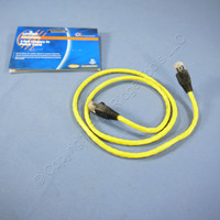 Leviton Yellow Cat 5e 3 Ft Ethernet LAN Patch Cord Network Cables Booted Cat5e 5G455-3YW