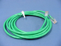 10 Leviton Green Cat 5 7 Ft Ethernet LAN Patch Cords Network Cables Cat5 52455-7G