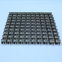 100 Leviton Black Snap-In Mini Rocker Panel Switches ON/OFF 10A 125V Single Pole/Throw SPST Micro MR002