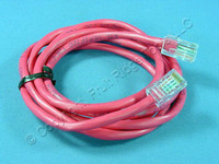 Leviton Red Cat 5 5 Ft Ethernet LAN Patch Cord Network Cable Cat5 52455-5R