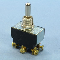 New Bryant Maintained ON-OFF-ON DPDT Heavy Duty Bat Toggle Switch 10A/20A 6TS223