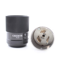 New Bryant Twist Turn Locking Connector Plug Non-NEMA 50A 125V Grounding CS6361N