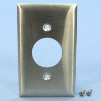 Bryant NON-MAGNETIC Stainless Steel 1-Gang 1.405" Single Receptacle Wallplate Cover S611